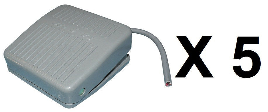 5 Pedale alarme Interrupteur pied anti panique 110v 220v 10a no/nf bs-ps83 agression securite banque bijouterie ECLATS DESTOCKAGE