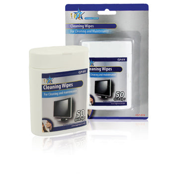 50 lingettes nettoyantes ordinateur ecran informatique nettoyage clp-019 nedis ECLATS DESTOCKAGE