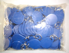 50 Tag 13.56mhz rfid ic iso14443A s50 clef porte cle etanche Anti-corrosion mifare nfc 1K memoire