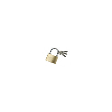 Cadenas securite 40mm 3 clefs slk40 laiton verrou antivol serrure perel ECLATS DESTOCKAGE