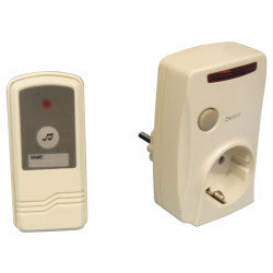 Sonnette sans fil compose de 1 bouton de sonnerie+ 1 recepteur prise 220v yk1 1 ECLATS DESTOCKAGE