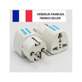 Adaptateur voyage prise secteur anglaise allemagne europe uk suisse italie australie japon canada ECLATS DESTOCKAGE