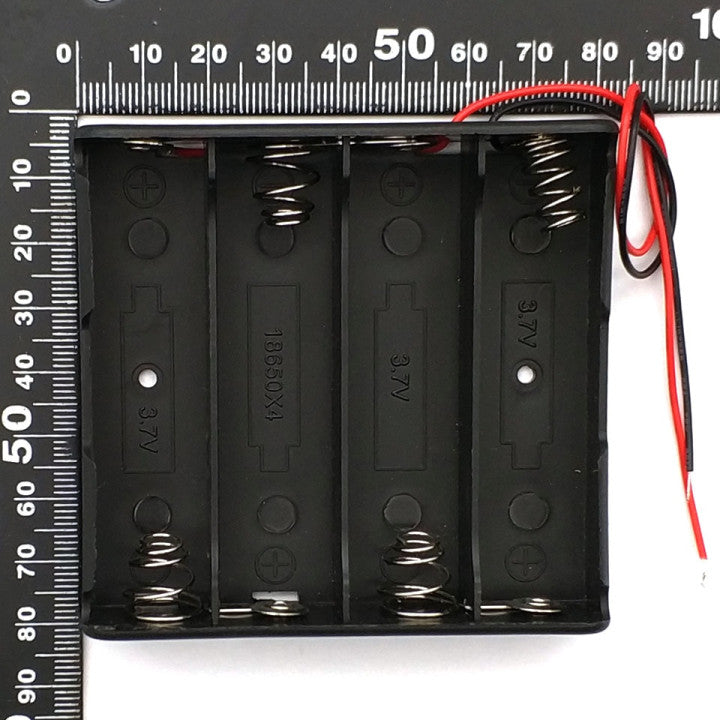 1 Boitier Bloc Coupleur Support de 4 Batterie Pile rechargeable 18650 3.7v ECLATS DESTOCKAGE