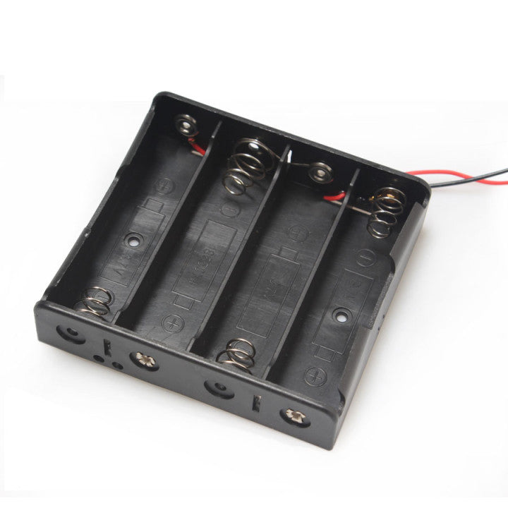 1 Boitier Bloc Coupleur Support de 4 Batterie Pile rechargeable 18650 3.7v ECLATS DESTOCKAGE