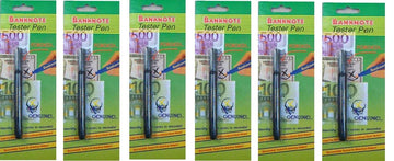 6 stylo feutre testeur detecteur faux billet euro detector detection usd 14 devises ECLATS DESTOCKAGE