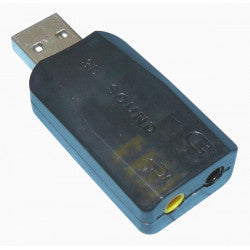 Carte son 3d clef port usb 2.0 5.1 plug and play sound card cmp soundusb12 könig pcusbsnd velleman ECLATS DESTOCKAGE