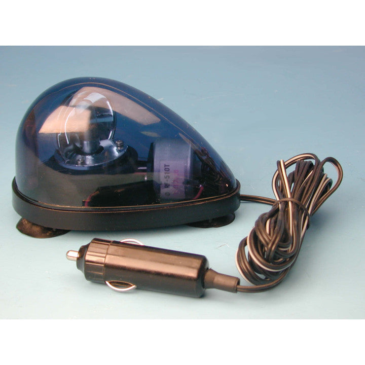 Gyrophare bleu ventouse 12v 5w haa65b girophare rotatif eclairage lumiere feu tournant electrique ECLATS DESTOCKAGE