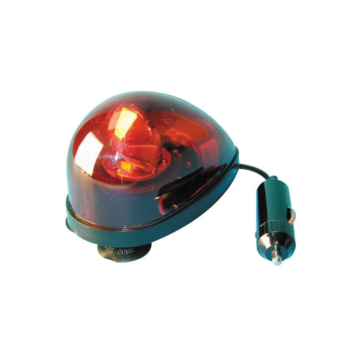 Gyrophare rouge ventouse 12v 5w girophare electrique rotatif eclairage lumiere secour feu tournant ECLATS DESTOCKAGE