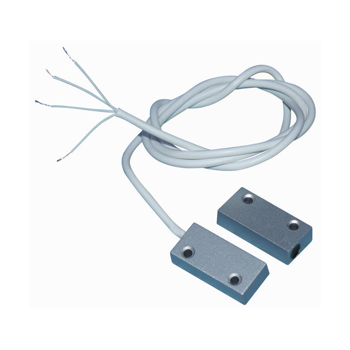 Capteur detecteur ouverture magnetique 2.8m fil contacteur alarme contact nf saillie ms-16m 4 fil 3m ECLATS DESTOCKAGE