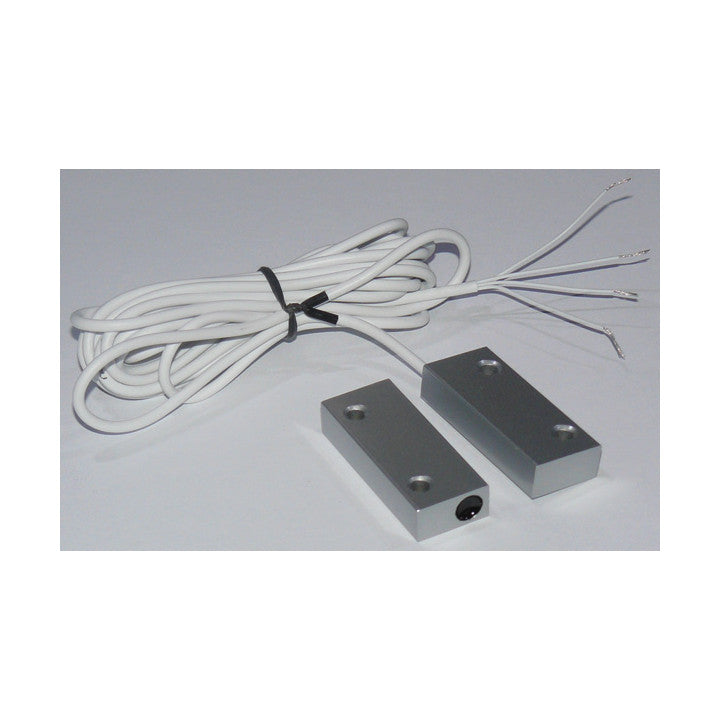 Capteur detecteur ouverture magnetique blinde 460fr 3M alarme contact nf saillie ms-18m 4 fil ECLATS DESTOCKAGE
