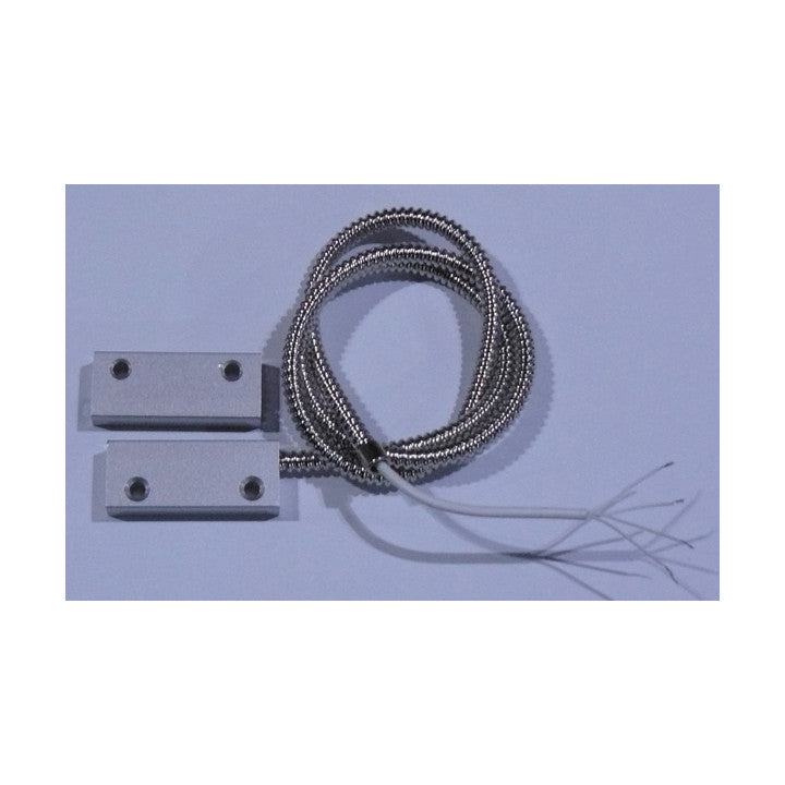 Contacteur detecteur blinde ouverture magnetique 4 wire 80cm alarme contact nf saillie ms-18m - ECLATS DESTOCKAGE