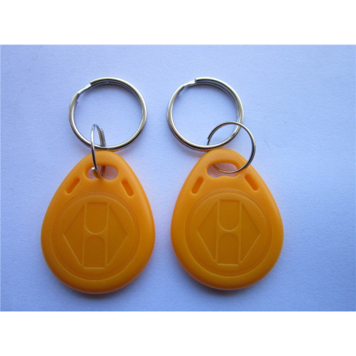 1 pce tag cle badge clef em4305 em4100 em4102 RFID 125KHz enregistrable jaune ECLATS DESTOCKAGE