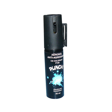 Aérosol défense blue defender gaz cs bleu 2% 25ml spray paralysant bombe lagrymogene ECLATS DESTOCKAGE