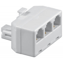 Adaptateur telephone rj11 6p4c male vers 3 rj11 femelle splitter 3 voies ECLATS DESTOCKAGE