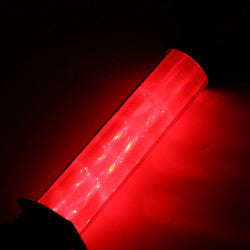 Baton lumineux 26cm torche Eclairage led lumiere rouge circulation route aeroport ECLATS DESTOCKAGE