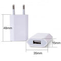 Adaptateur secteur 220v chargeur euro 1 usb dual 1a pour Samsung iPhone HTC ECLATS DESTOCKAGE