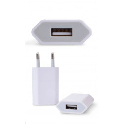 Adaptateur secteur 220v chargeur euro 1 usb dual 1a pour Samsung iPhone HTC ECLATS DESTOCKAGE