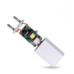 Adaptateur secteur 220v chargeur euro 1 usb dual 1a pour Samsung iPhone HTC ECLATS DESTOCKAGE