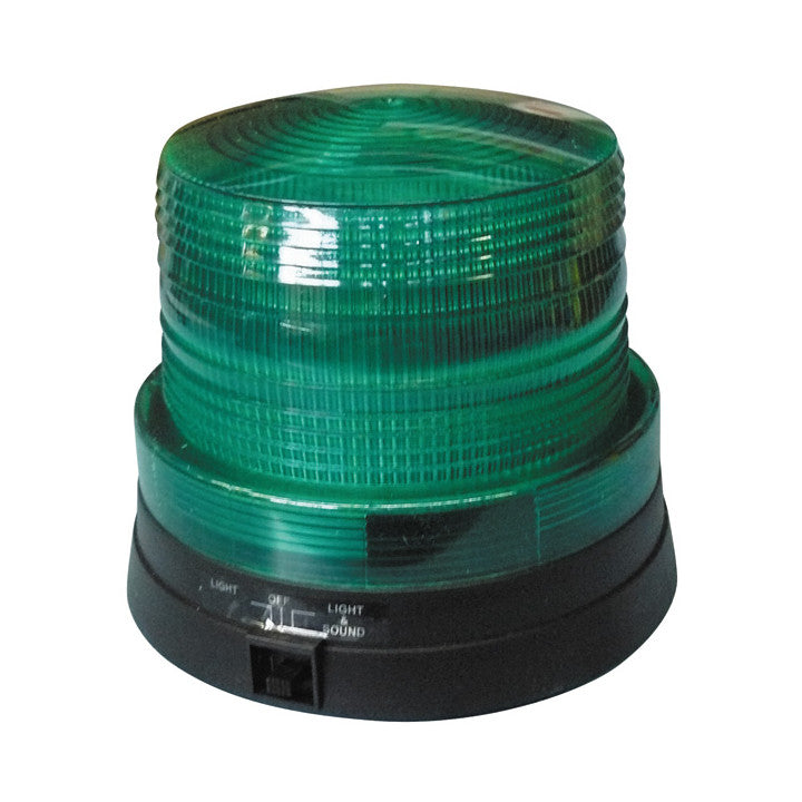 Gyrophare magnetique vert 6 led pile 4.5v girophare mini sirene flash sur piles socle lumiere aimant ECLATS DESTOCKAGE