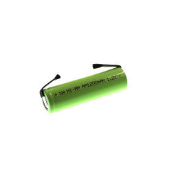 Batterie rechargeable 1200mah 2A 1.2v lr06 cosse aa am3 lr6 ni-mh avec patte pour rasoir brosse dent ECLATS DESTOCKAGE