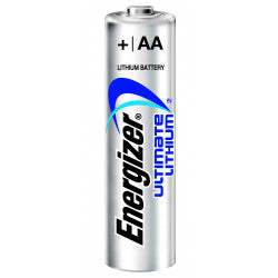 1 AA Energizer pile Lithium L91 3000 mAh 1.5v LR6 Ultimate mignon - ECLATS DESTOCKAGE
