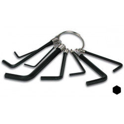 Jeu 8 cles allen hexagonale vthex8 pour velo: 1.5, 2.0, 2.5, 3.0, 3.5, 4.0, 5.0, 6.0 velleman ECLATS DESTOCKAGE