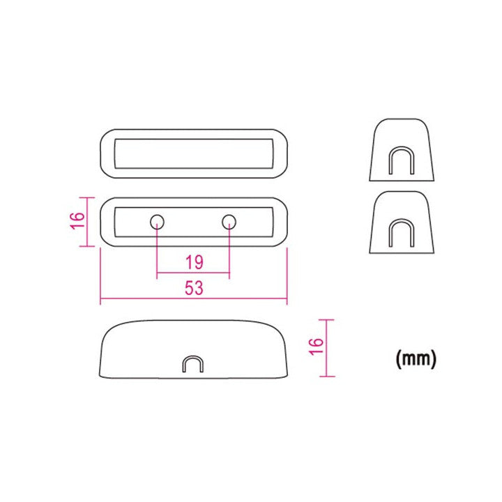 Contacteur alarme contact nf 0.5a 100v cc haa305 capteur detecteur ouverture magnetique ECLATS DESTOCKAGE