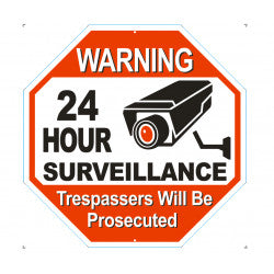 Panneau signalisation affichage panneau espace video surveillance jw-ws-008 ECLATS DESTOCKAGE