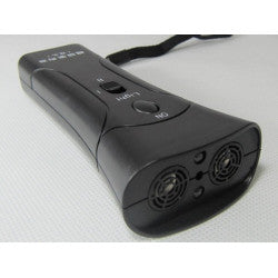 Repousse bi ultrason 20m mt-651 chien mechant agressif laser 4 in 1 2 frequence ECLATS DESTOCKAGE