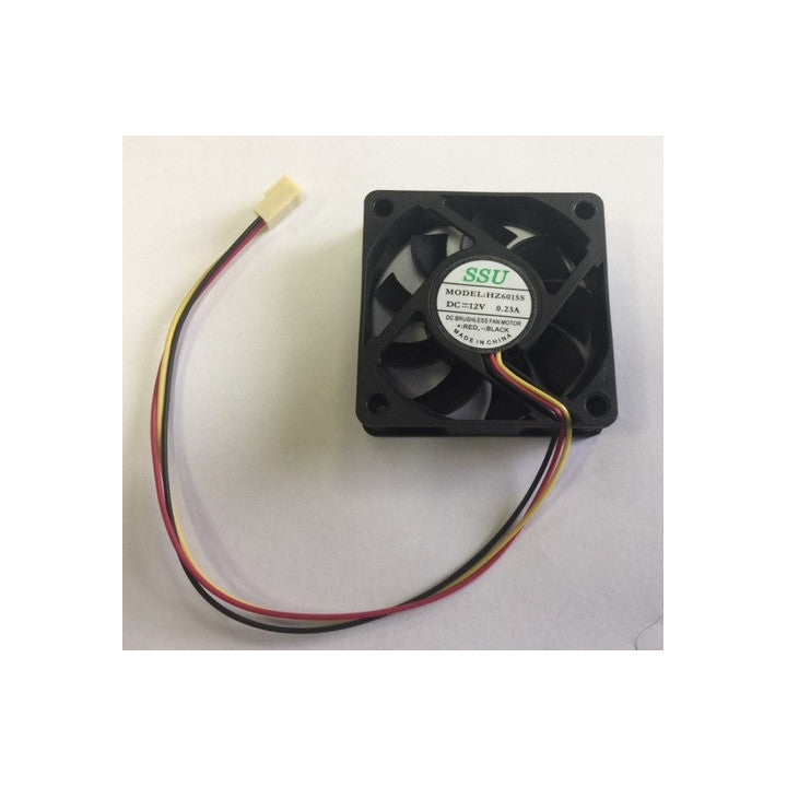 Ventilateur 12v 60mm 60x60x15mm connecteur 3 pins 12 volt ordinateur pc - ECLATS DESTOCKAGE