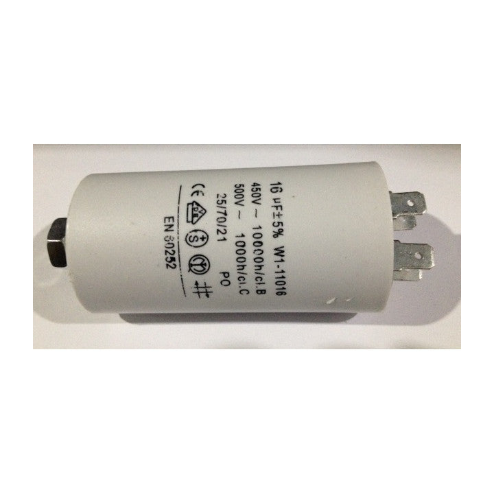 Condensateur 16mf 16 mf micro farad 450v pour lave linge zanussi brandt fagor cbb60 ECLATS DESTOCKAGE