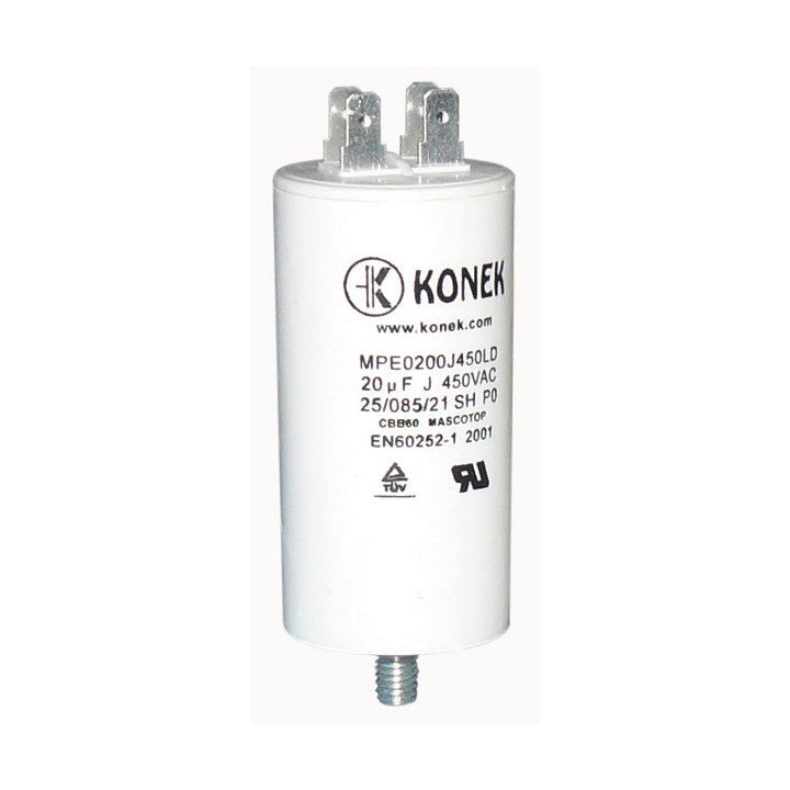 Condensateur 20mf 20 mf micro farad 450v 50/60 hz BFC51 cbb60 9210028B5 (BRANDT) cosse am ECLATS DESTOCKAGE