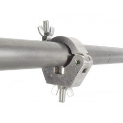 Attache tube robuste ecrou a ailettes charge max 350 kg portique vdlpcs9 eclairage de scene lumiere ECLATS DESTOCKAGE
