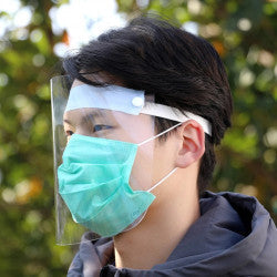 Bouclier Visière de protection transparent Anti eclaboussure Anti-poussière ECLATS DESTOCKAGE