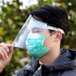 Bouclier Visière de protection transparent Anti eclaboussure Anti-poussière ECLATS DESTOCKAGE