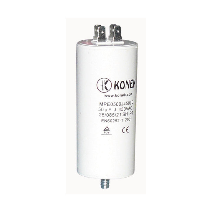 Condensateur 50µf 50 mf uf micro farad 400v 450v 500v 50/60 hz cbb60 w1-11050 condo demarrage moteur cosse ECLATS DESTOCKAGE