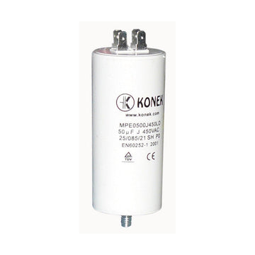 Condensateur 50µf 50 mf uf micro farad 400v 450v 500v 50/60 hz cbb60 w1-11050 condo demarrage moteur cosse ECLATS DESTOCKAGE