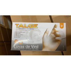 100 Gants vinyle noir ll gant non poudre protection ECLATS DESTOCKAGE