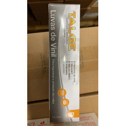 100 Gants vinyle noir ll gant non poudre protection ECLATS DESTOCKAGE
