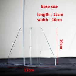 vitre ecran protection plexiglass transparent 35X45cm comptoir accueil réception separation latérale bouclier hygiaphone A01 - ECLATS DESTOCKAGE