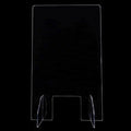 vitre ecran protection plexiglass transparent 35X45cm comptoir accueil réception separation latérale bouclier hygiaphone A01 ECLATS DESTOCKAGE