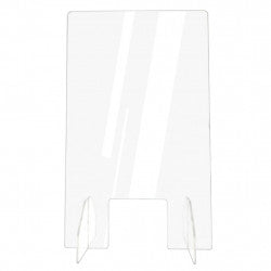 vitre ecran protection plexiglass transparent 35X45cm comptoir accueil réception separation latérale bouclier hygiaphone A01 ECLATS DESTOCKAGE