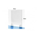 vitre ecran protection plexiglass transparent 35X45cm comptoir accueil réception separation latérale bouclier hygiaphone A01 ECLATS DESTOCKAGE