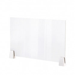 vitre ecran protection plexiglass transparent 50X45cm separation latérale bouclier hygiaphone separateur A03 - ECLATS DESTOCKAGE