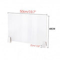 vitre ecran protection plexiglass transparent 50X45cm separation latérale bouclier hygiaphone separateur A03 - ECLATS DESTOCKAGE