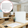 vitre ecran protection plexiglass transparent 50X45cm separation latérale bouclier hygiaphone separateur A03 - ECLATS DESTOCKAGE