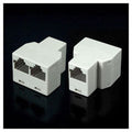 Adaptateur 8p8c rj45 femelle 2 x rj45 femelle doubleur dedoubleur modulaire ethernet network lan ECLATS DESTOCKAGE