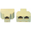 Adaptateur 8p8c rj45 femelle 2 x rj45 femelle doubleur dedoubleur modulaire ethernet network lan ECLATS DESTOCKAGE