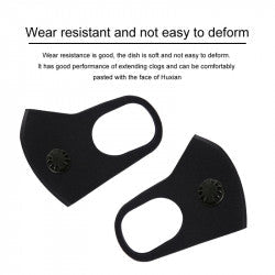 Masque respiratoire lavable reutilisable + 2 valves sans filtre coton mrlavf anti pollution ECLATS DESTOCKAGE