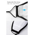 Masque respiratoire coton lavable reutilisable livre sans filtre mrlavf anti poussiere pollution ECLATS DESTOCKAGE
